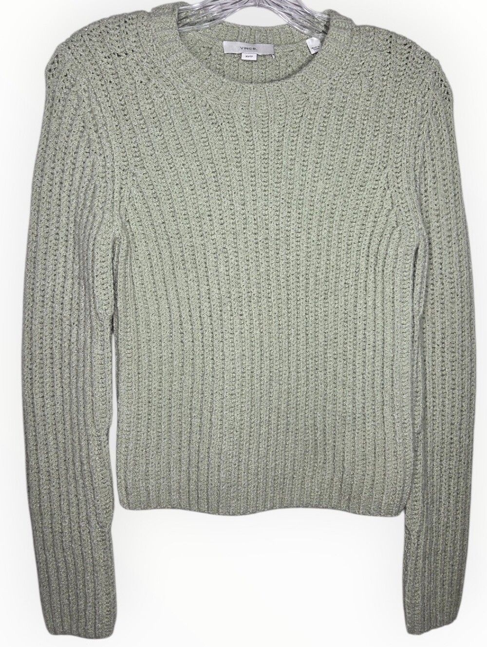Vince Women's Crewneck Sweater in Sage Green